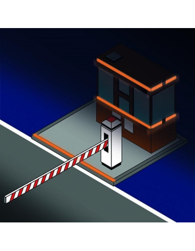 Oranges reflektierendes Band 2 Meter