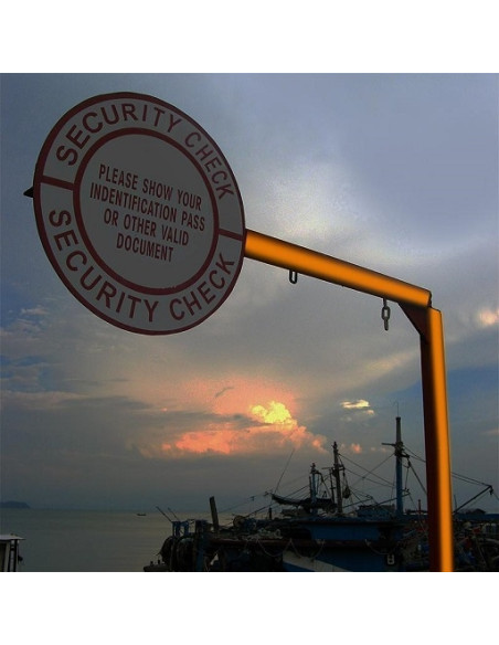 Bande réfléchissante orange 2 mètres