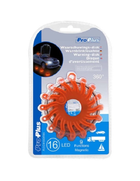 Bright circular emergency flashlight 16 orange LED Pro Plus Bright circular emergency flashlight 16 orange LED Pro Plus