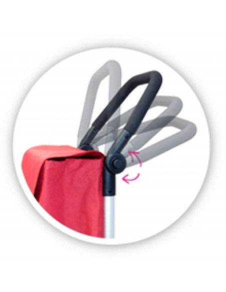 Caddie très pliable, noir Lett 430 Carlett