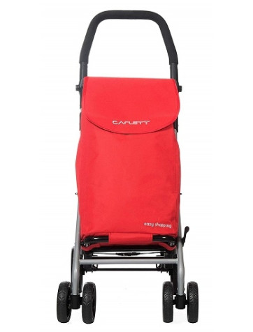 Carrinho de compras vermelho muito dobrável Lett 430 Carlett