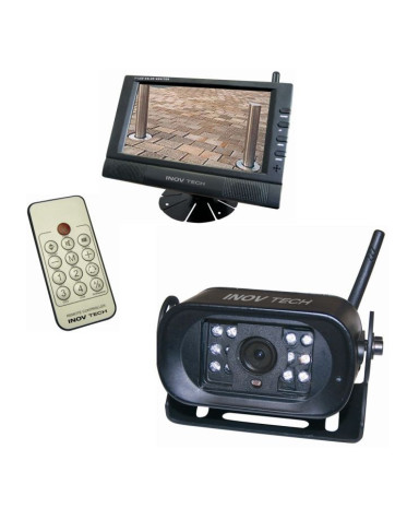 Kit cámara inalambrica + pantalla lcd 7" visión nocturna