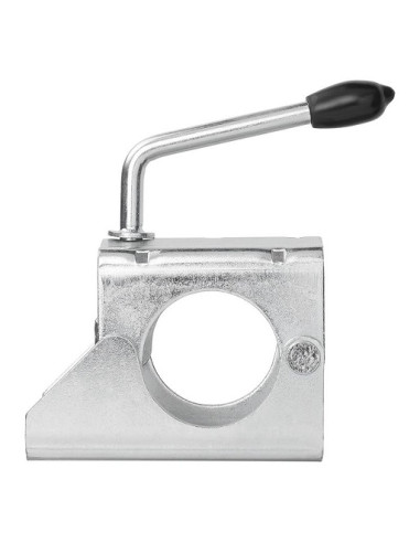 Jockey wheel clamp Ø 60 rigid handle with crank