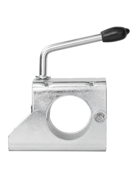 Jockey wheel clamp Ø 60 rigid handle with crank