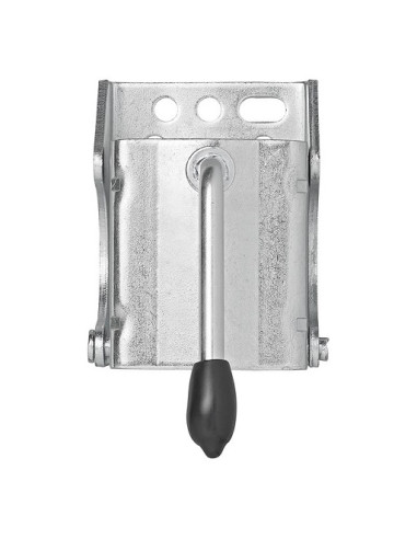 Jockey wheel clamp Ø 60 rigid handle with crank
