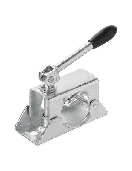 Morsetto ruota jockey Ø 48 con maniglia pieghevole per ruota jockey