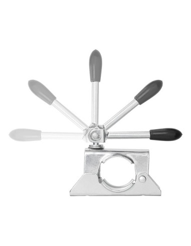 Morsetto ruota jockey Ø 48 con maniglia pieghevole per ruota jockey