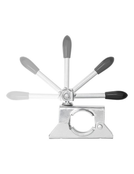 Morsetto ruota jockey Ø 48 con maniglia pieghevole per ruota jockey