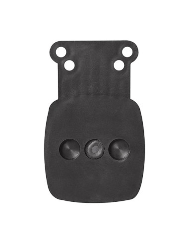 Luz de posição quadrada branca com refletor frontal 66x62mm Radex