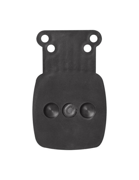 Feu de position carré blanc avec catadioptre avant 66x62mm Radex