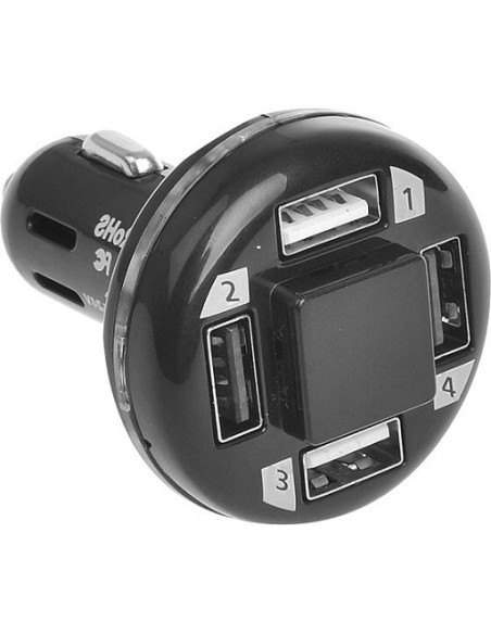 Cargador de coche USB cuádruple 12/24 voltios Pro Plus Cargador de coche USB cuádruple 12/24 voltios Pro Plus
