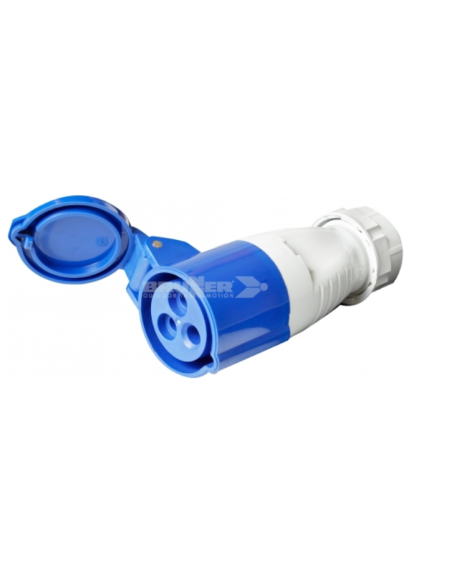 Base con tapa CEE 16A-230V.