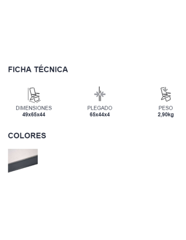 Conjunto de mesa com dois bancos dobráveis Crespo