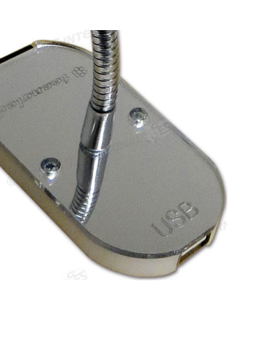 Lâmpada de parede flexível para uso interno 12V com USB