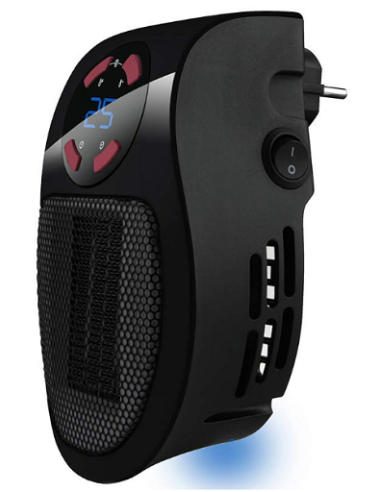 Mini riscaldatore in ceramica portatile con timer 500 w Toro