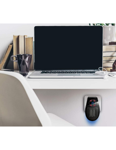 Mini radiateur céramique portable avec minuterie 500 w Taurus