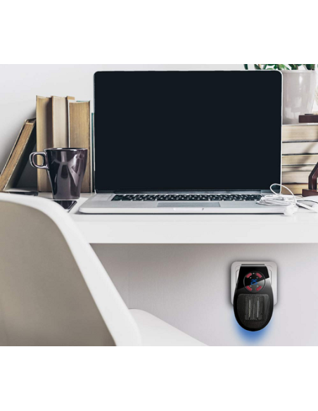 Mini radiateur céramique portable avec minuterie 500 w Taurus