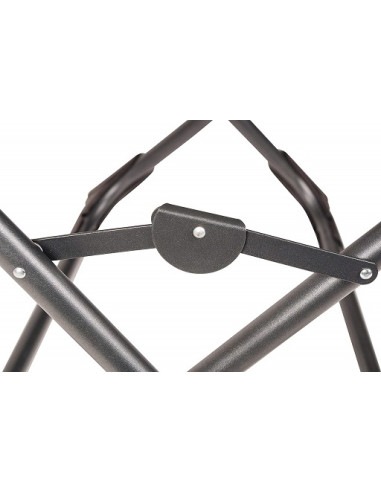 Repose-jambes rembourré Anthracite Air Deluxe Crespo