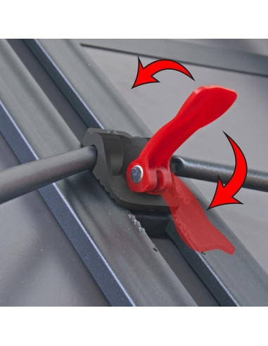 Rechteckiger Klapptisch aus Aluminium 150X90 Crespo