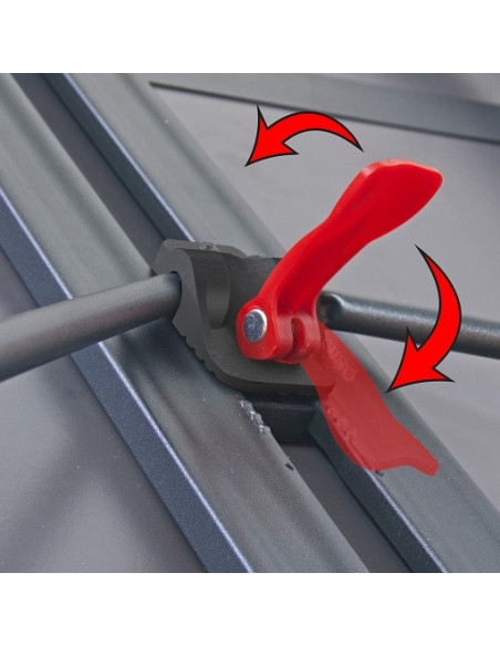 Rechteckiger Klapptisch aus Aluminium 150X90 Crespo