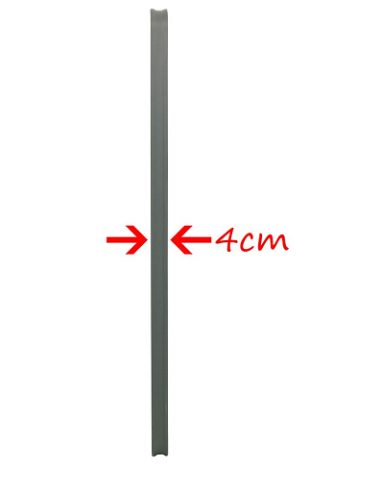 Crespo Tisch aus dunkelgrauem Aluminium