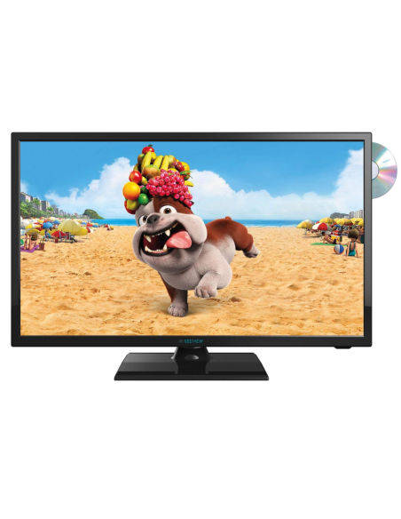 21,5" (55 cm) LED-Flachbildfernseher mit SeeView Inovtech DVD.