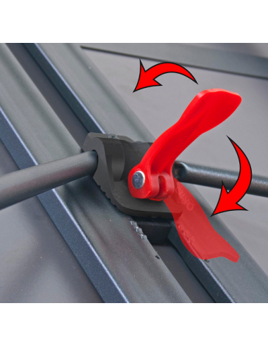 Mesa alumino Crespo 120 x 80 cm