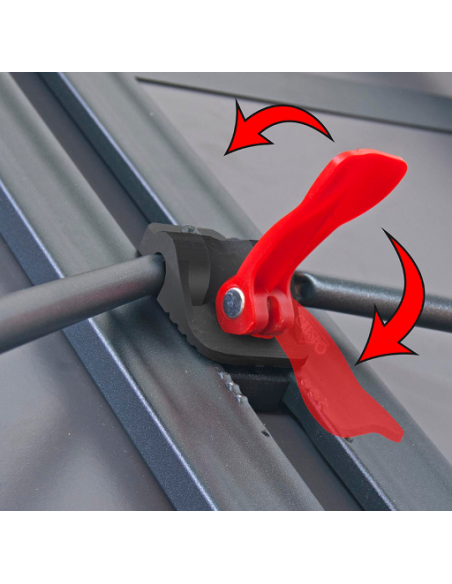 Mesa alumino Crespo 120 x 80 cm