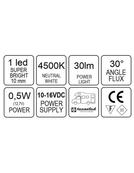 Flexible Wandleuchte für den Innenbereich mit 12V Schalter