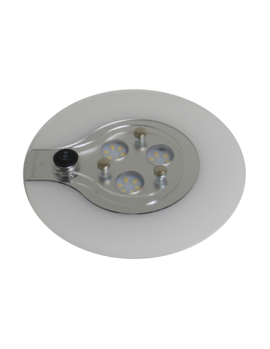 Plafón de techo circular 18 LED Frio 12v