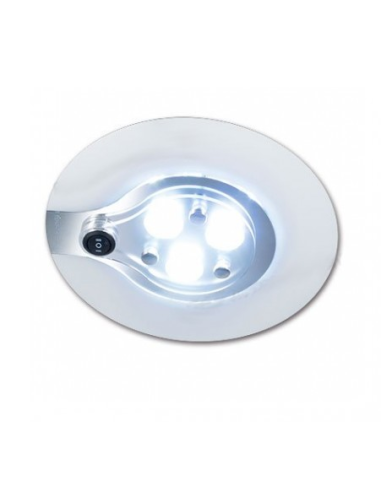 Plafón de techo circular 18 LED Frio 12v