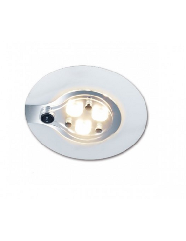 Plafón de techo circular 18 LED Frio 12v