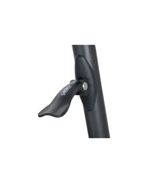 Ovaler Tisch aus grauem Aluminium 130 x 91 cm gewellt