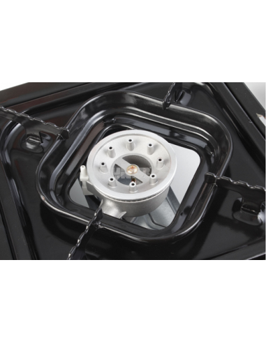 2-burner stove and iron with Brunner gas cartridge