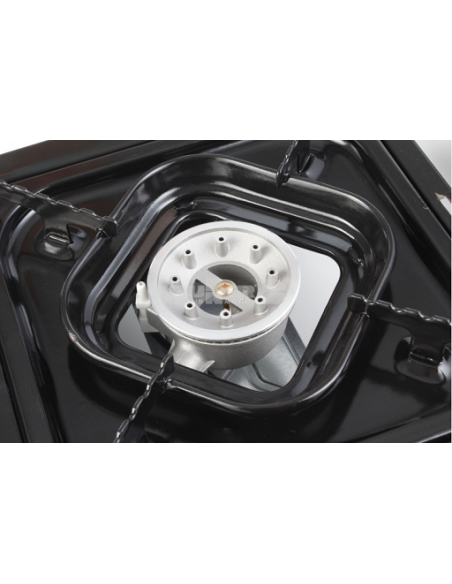 2-burner stove and iron with Brunner gas cartridge