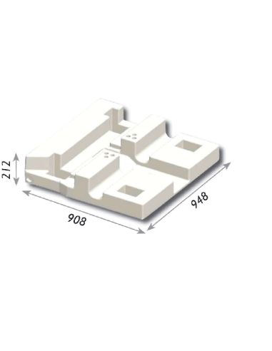 Réservoir d'eaux usées 90 litres Boxer/Jumper/Ducato à partir de 2006.