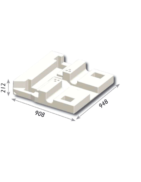 Wastewater tank 90 liters Boxer/Jumper/Ducato from 2006 onwards.