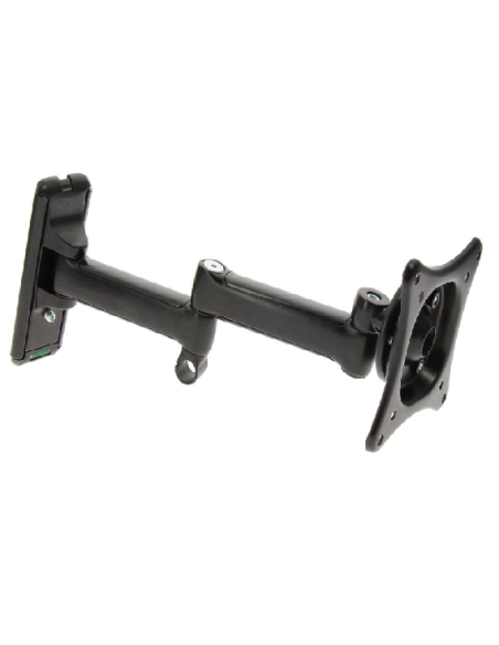 Support TV noir à 3 articulations