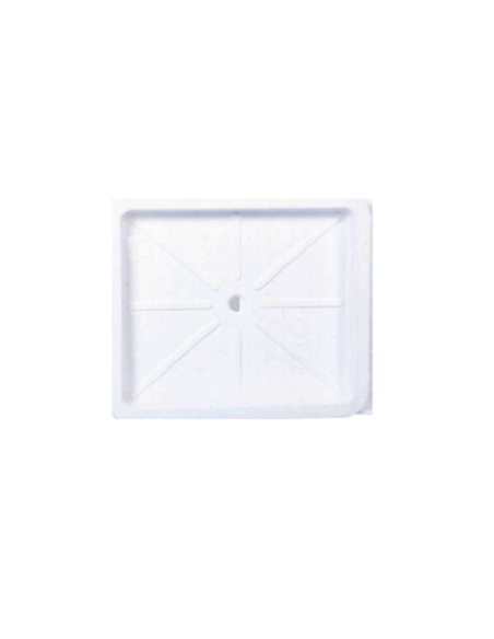 Piastra doccia 590 x 510 mm Bianco