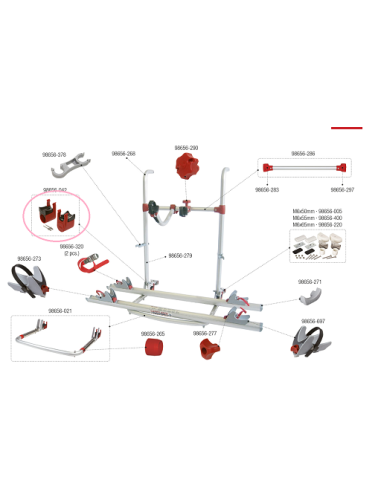 Amortisseur Pare-Chocs pour Carry-Bike Fiamma