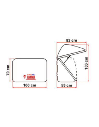 Cofre 320 litros UltraBox Fiamma