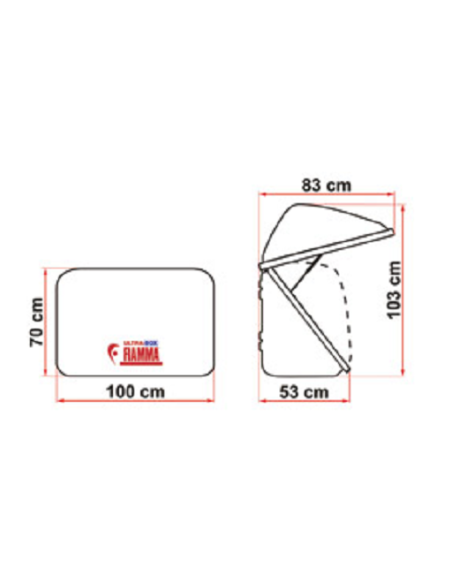 Coffre UltraBox Fiamma 320 litres