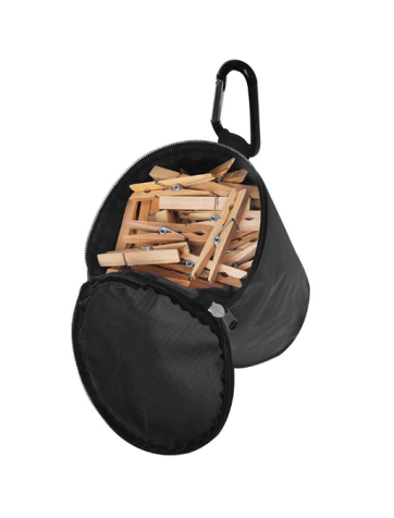 Bolso para pinzas de ropa con mosquetón Pro Plus