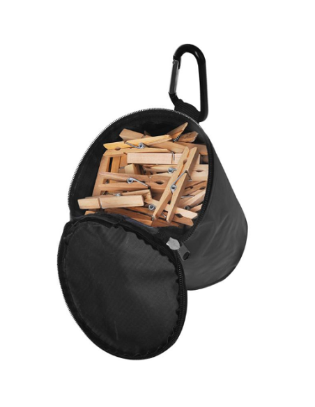 Bolsa prendedor de roupa com mosquetão Pro Plus Bolsa prendedor de roupa com mosquetão Pro Plus