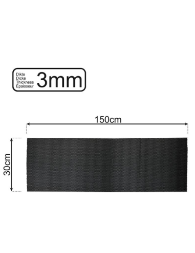 Alfombra antideslizante multiusos de 150 x 30cm (3mm) Pro Plus