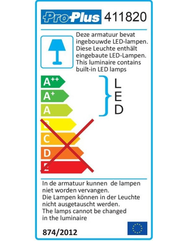 Luce LED con base di commutazione ON OFF ProPlus