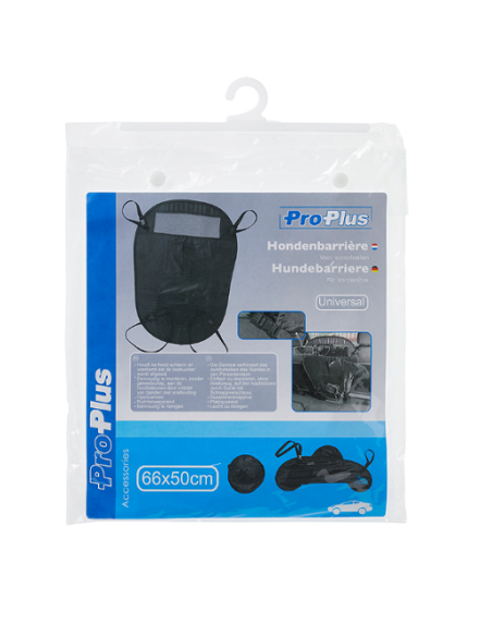 Pet barrier for front seats Pet barrier for front seats