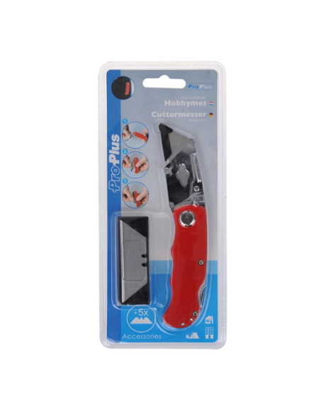 Navaja cutter plegable multiusos Pro plus