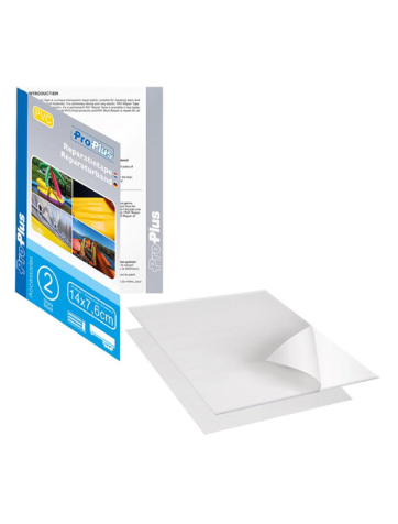 Cinta reparadora para PVC de 14 x 7,6 cm 2 unidades