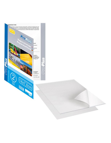 14 x 7,6 cm PVC Reparaturband 2 Stück